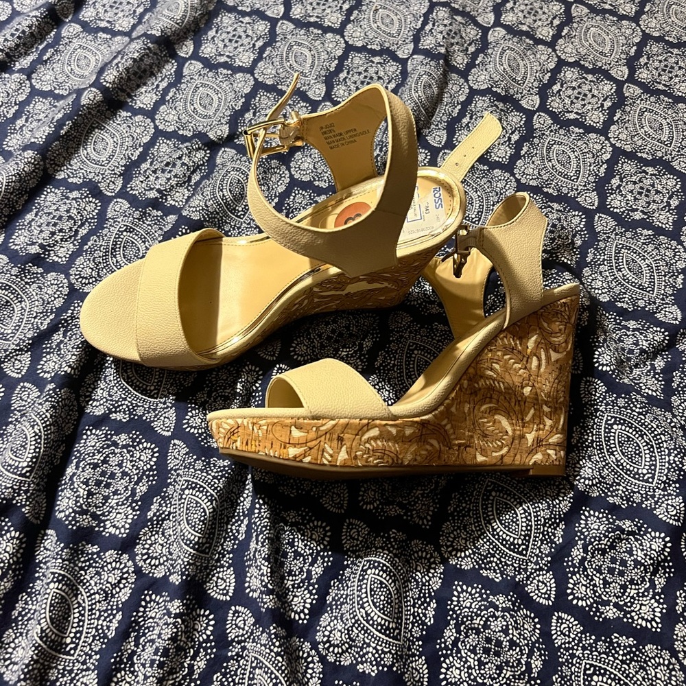 Tan Sandal Wedges by Jessica Simpson